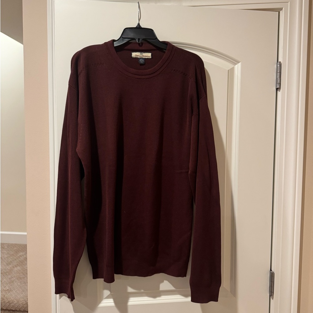 Tommy Bahama Maroon Heavy Knit Sweater